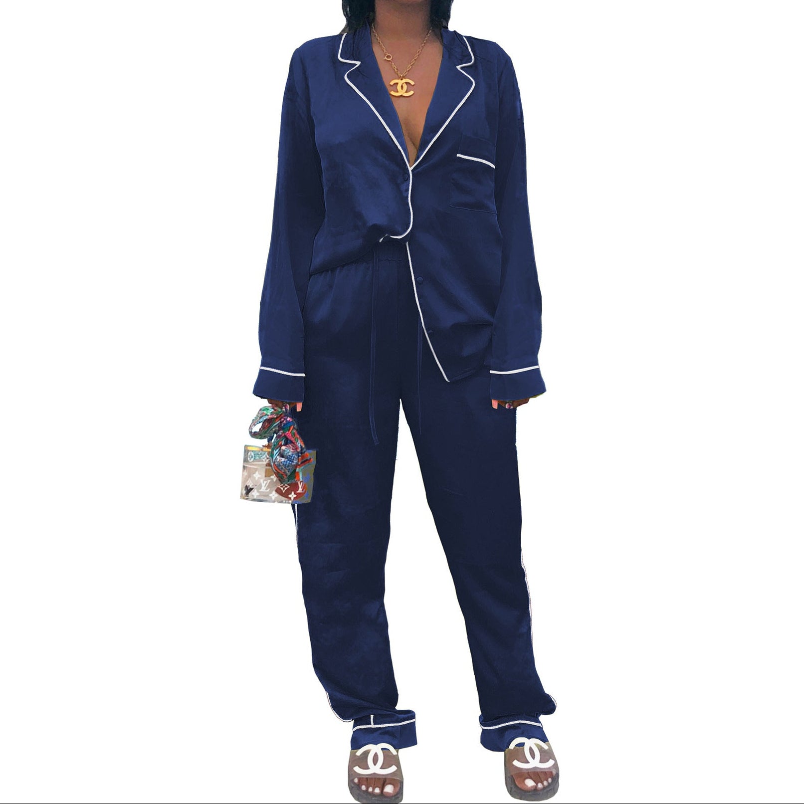 Mysig och svalkande pyjamas i silke